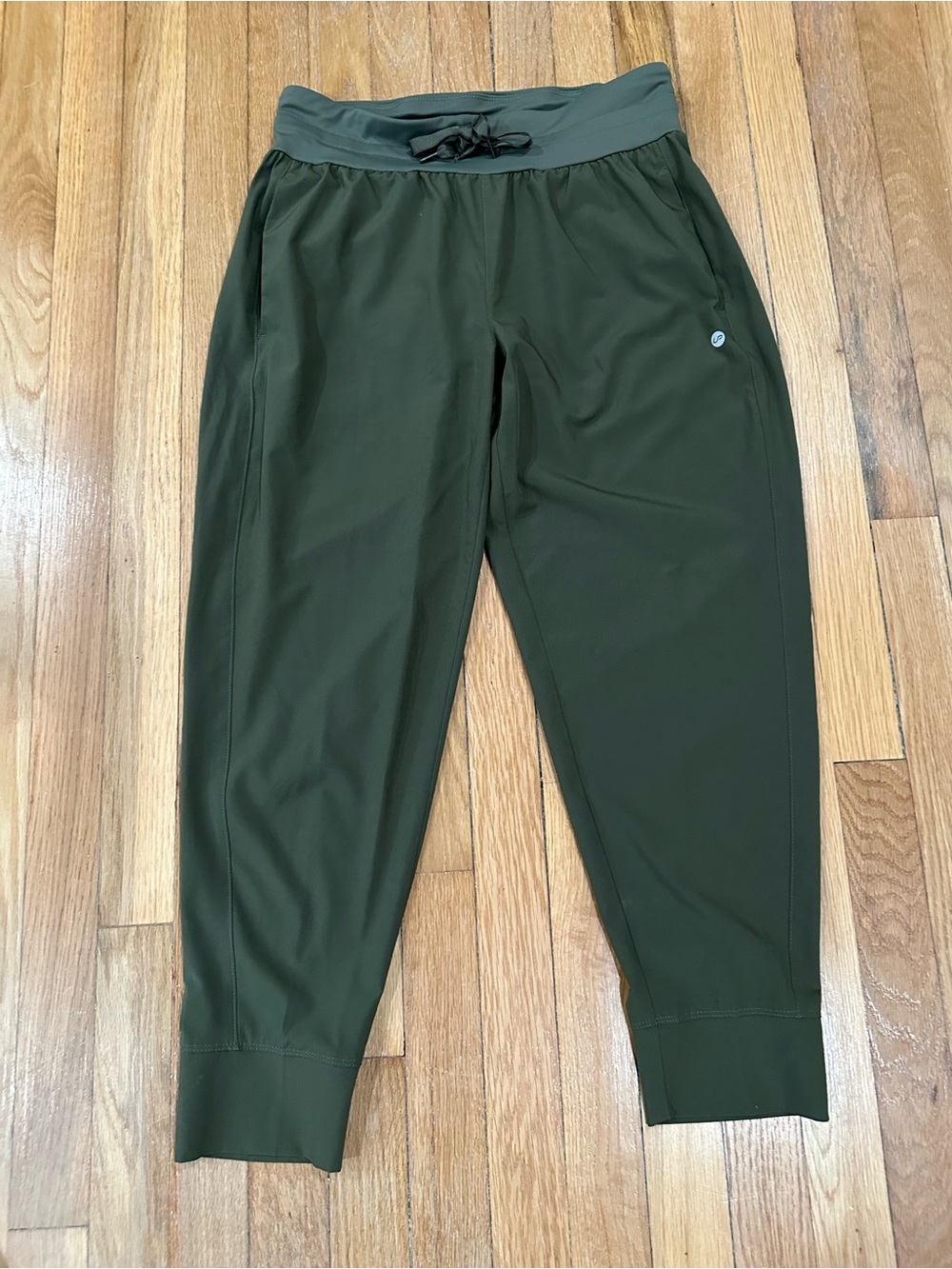 Unipro Women's Track Jogger Pants Olive Green Active, Casual Wear Pockets Size S